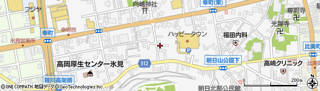 長坂美容室周辺の地図