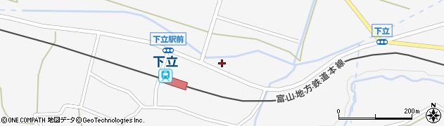 富山県黒部市宇奈月町下立577周辺の地図