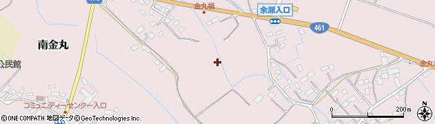 栃木県大田原市南金丸周辺の地図