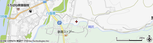 栃木県大田原市黒羽田町190周辺の地図