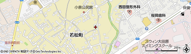 栃木県大田原市若松町559周辺の地図