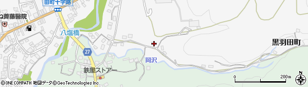 栃木県大田原市黒羽田町199周辺の地図