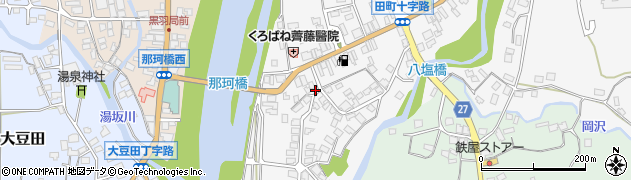 栃木県大田原市黒羽田町84周辺の地図