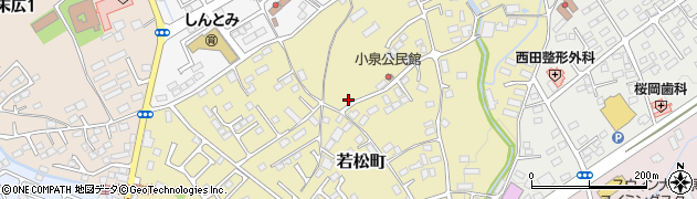 栃木県大田原市若松町576周辺の地図