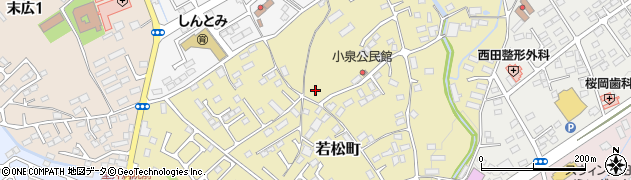 栃木県大田原市若松町576-5周辺の地図