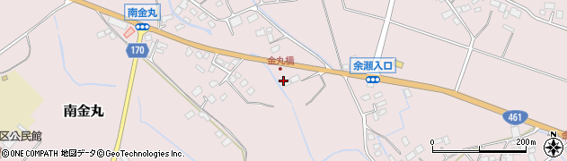 栃木県大田原市南金丸1399-1周辺の地図