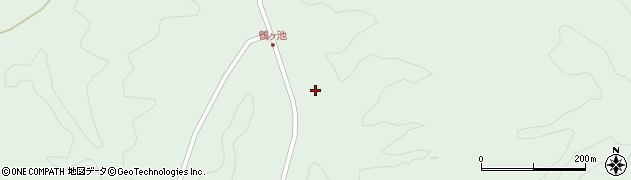 福島県矢祭町（東白川郡）宝坂（鶴ケ池）周辺の地図