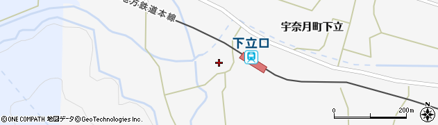 富山県黒部市宇奈月町下立2676周辺の地図