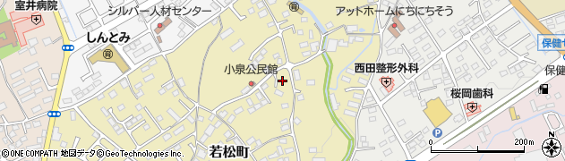 栃木県大田原市若松町571周辺の地図