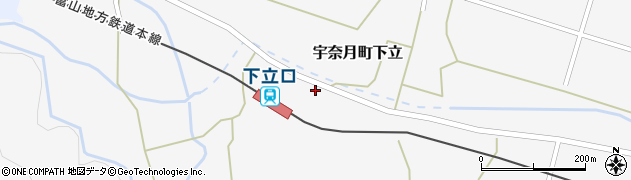 富山県黒部市宇奈月町下立2779周辺の地図
