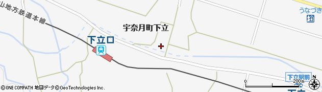 富山県黒部市宇奈月町下立1148周辺の地図