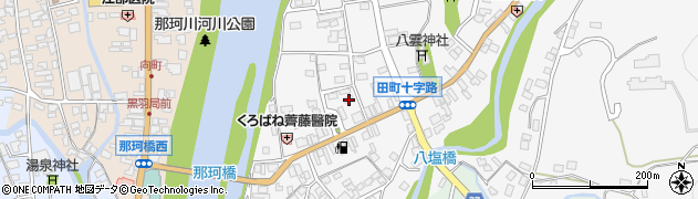 栃木県大田原市黒羽田町342周辺の地図
