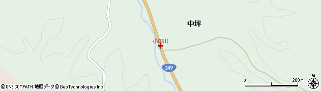 小田川周辺の地図