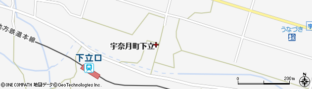 富山県黒部市宇奈月町下立1143周辺の地図