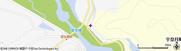 富山県黒部市愛本橋爪東官林地内周辺の地図