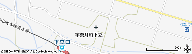 富山県黒部市宇奈月町下立1163周辺の地図