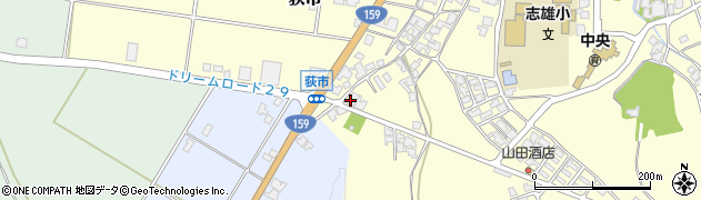 石川県羽咋郡宝達志水町荻市タ周辺の地図