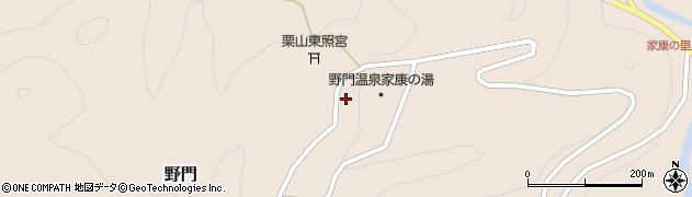 栃木県日光市野門202周辺の地図