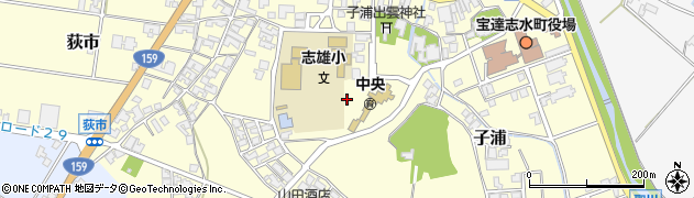 石川県宝達志水町（羽咋郡）子浦（ツ）周辺の地図