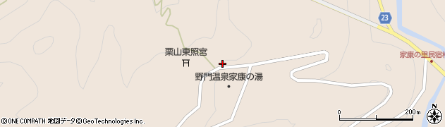 栃木県日光市野門169周辺の地図