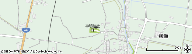 石川県宝達志水町（羽咋郡）柳瀬（ヘ）周辺の地図