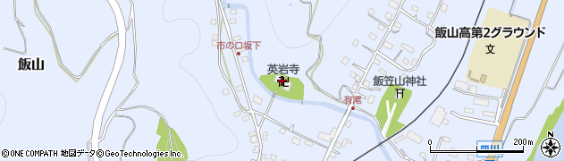 英岩寺周辺の地図