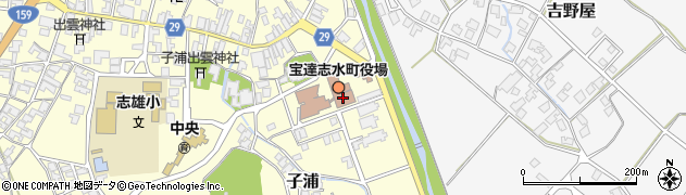 宝達志水町役場周辺の地図