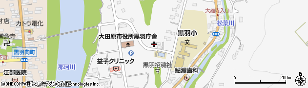 栃木県大田原市黒羽田町487-8周辺の地図