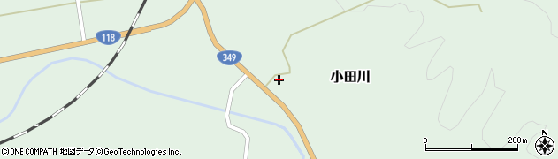 福島県矢祭町（東白川郡）小田川（大高）周辺の地図