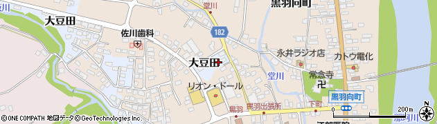 栃木県大田原市大豆田543周辺の地図