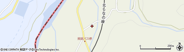 長野県上水内郡信濃町熊坂291周辺の地図