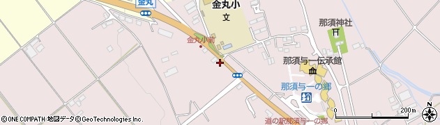 栃木県大田原市南金丸1619周辺の地図