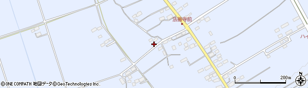 栃木県大田原市上石上64周辺の地図