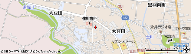 栃木県大田原市黒羽向町502周辺の地図