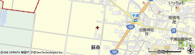 石川県羽咋郡宝達志水町荻市ハ35周辺の地図