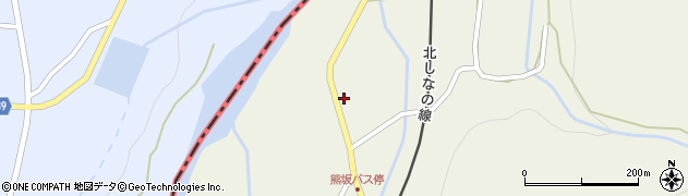 長野県上水内郡信濃町熊坂97周辺の地図