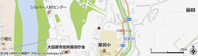 栃木県大田原市黒羽田町476周辺の地図