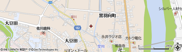 栃木県大田原市黒羽向町333周辺の地図