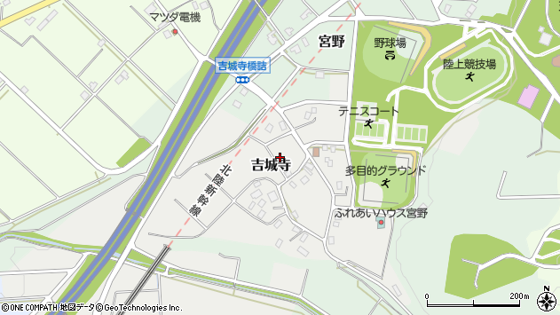 〒938-0805 富山県黒部市吉城寺の地図
