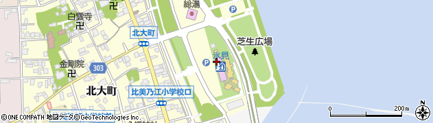 ひみ番屋街　堀与商店周辺の地図