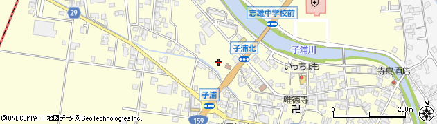 石川県宝達志水町（羽咋郡）子浦（ヨ）周辺の地図