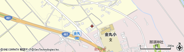 栃木県大田原市北金丸1542周辺の地図