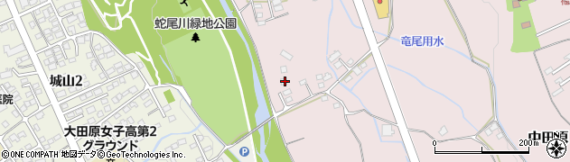 栃木県大田原市中田原617周辺の地図