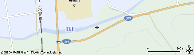 福島県矢祭町（東白川郡）小田川（恩岩）周辺の地図