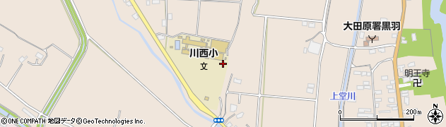 栃木県大田原市黒羽向町645周辺の地図