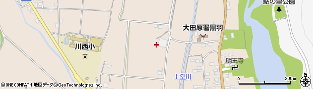 栃木県大田原市黒羽向町361周辺の地図