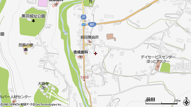 〒324-0234 栃木県大田原市前田の地図