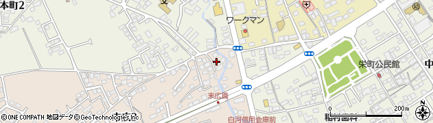 栃木県大田原市末広3丁目2861周辺の地図