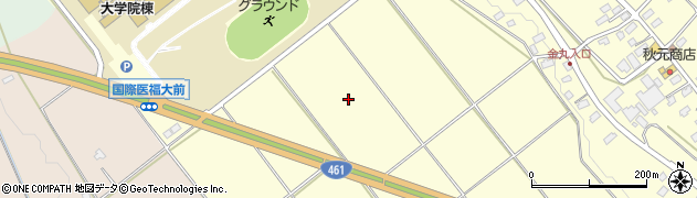 栃木県大田原市北金丸2714周辺の地図