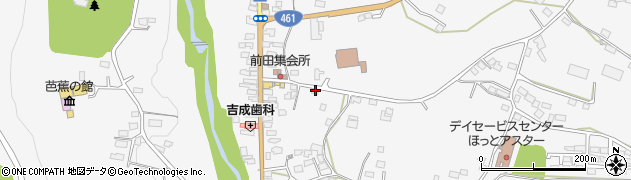 栃木県大田原市前田221周辺の地図